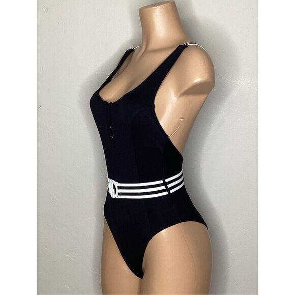 New. Seafolly belted one piece. US Size 8. Retails $149 - Picture 10 of 13